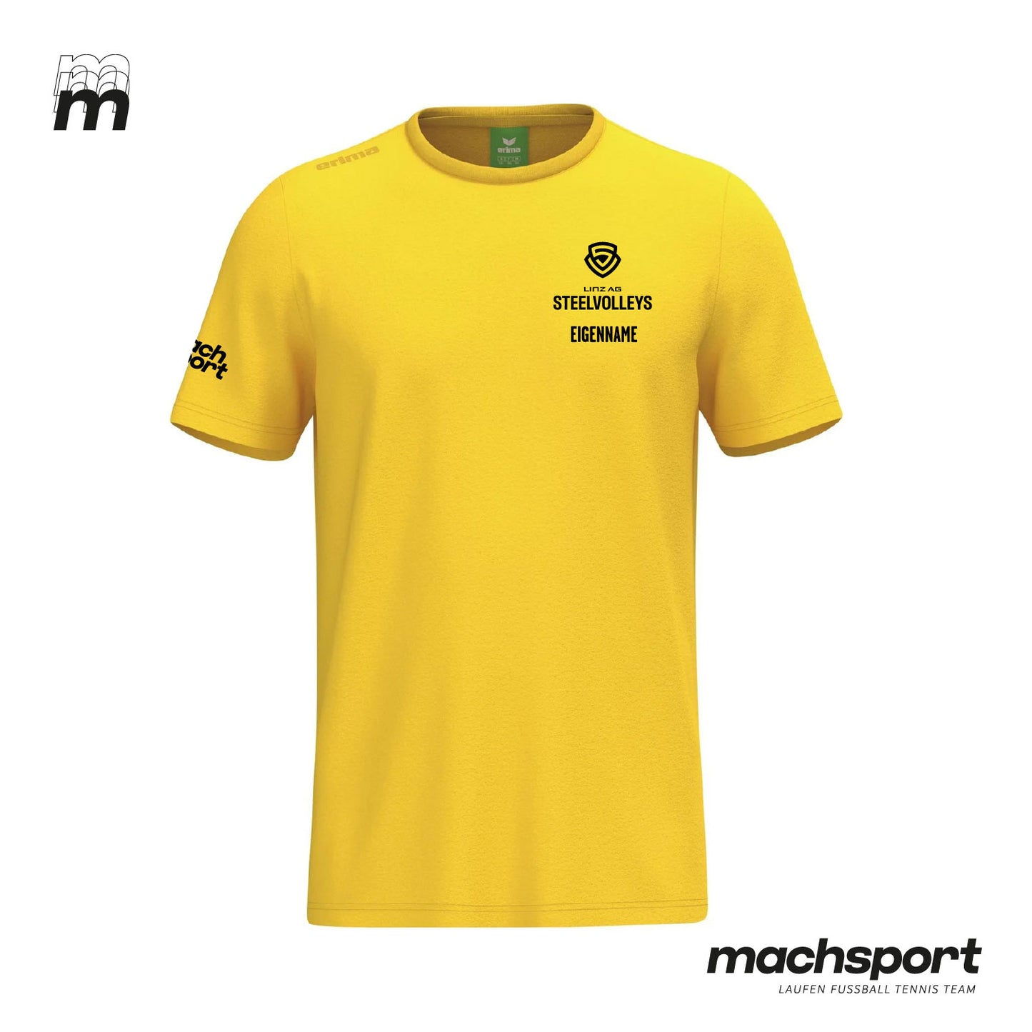 Erima Teamsport T-Shirt für Linz AG Steelvolleys, bequemes und stylisches Sportshirt in neutralem Design.
