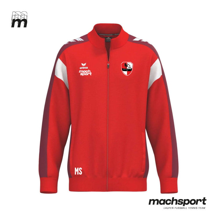 Erima Teamsport Trainingsjacke für LSC Linz, atmungsaktiv und bequem, mit Logo auf der Brust, ideal für sportliche Aktivitäten.