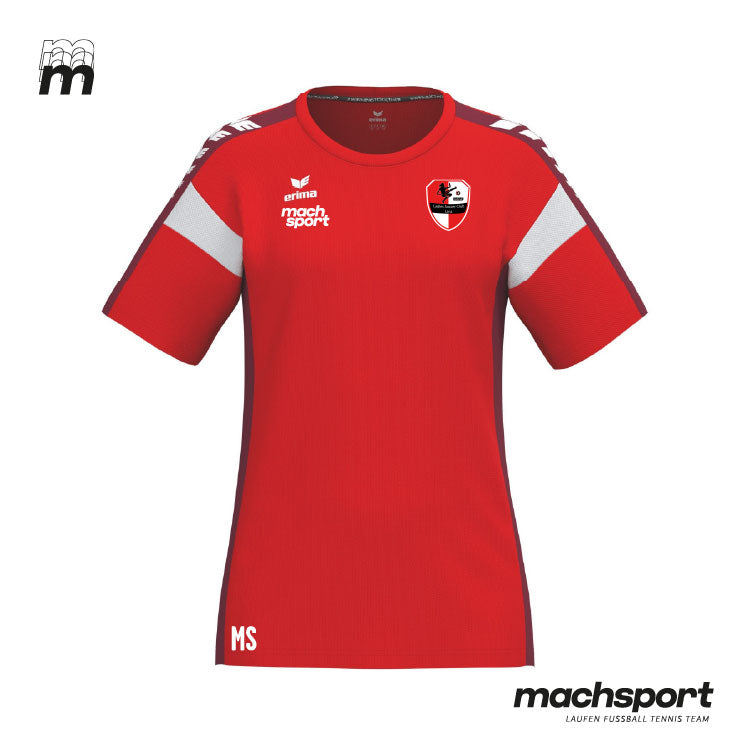 Damen-Trainingsshirt von Erima für Teamsport, mit LSC Linz Logo, bequemes Sportswear für sportliche Aktivitäten.