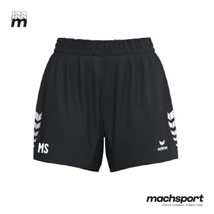 Damen Trainingsshorts von Erima für Teamsport, LSC Linz, sportliche Sportbekleidung, bequem und atmungsaktiv, auf dem Bild sichtbar