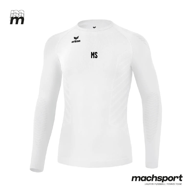 Weißes LSC Linz Unterziehshirt von Erima, Teamsport, eng anliegend und bequem, für sportliche Aktivitäten geeignet.
