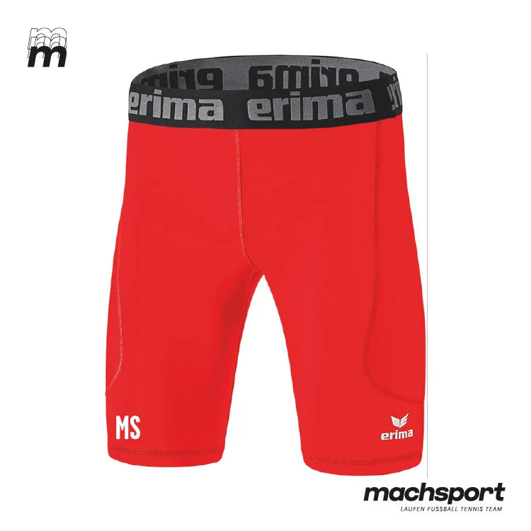 Rote Erima Teamsport Unterziehshort für LSC Linz, bequemes Sport-Shorts für Mannschaftsübungen und Training.