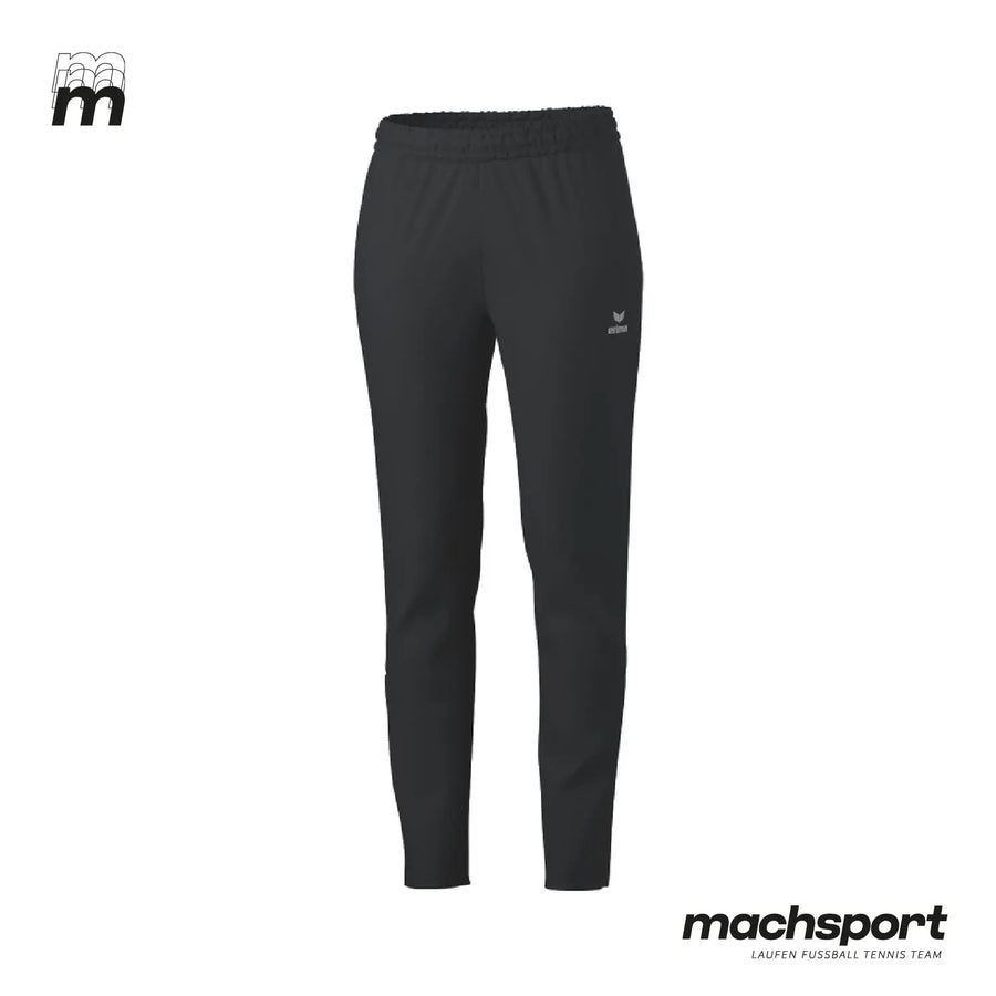 Damen Präsentationshose von Erima für Teamsport, bequeme Sportswear mit elastischem Bund und Logo-Details.