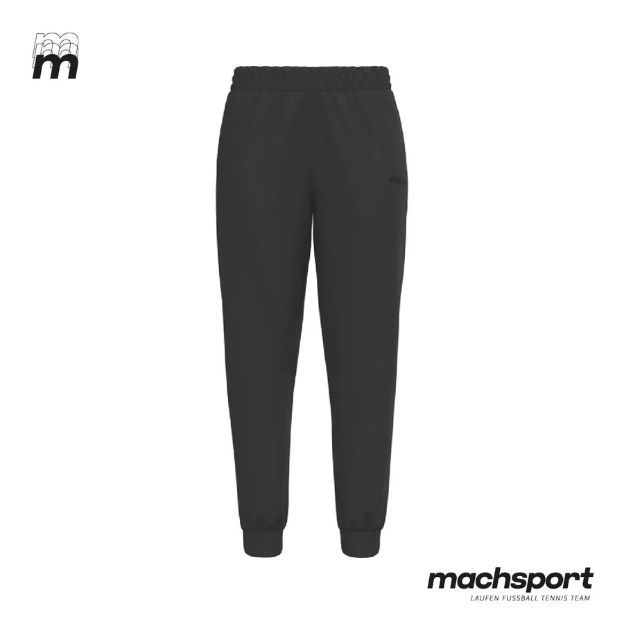 Dunkelgraue MUTS Damen-Sweatpants von Erima, bequeme Teamsport-Sweathose mit elastischem Bund und lockerer Passform