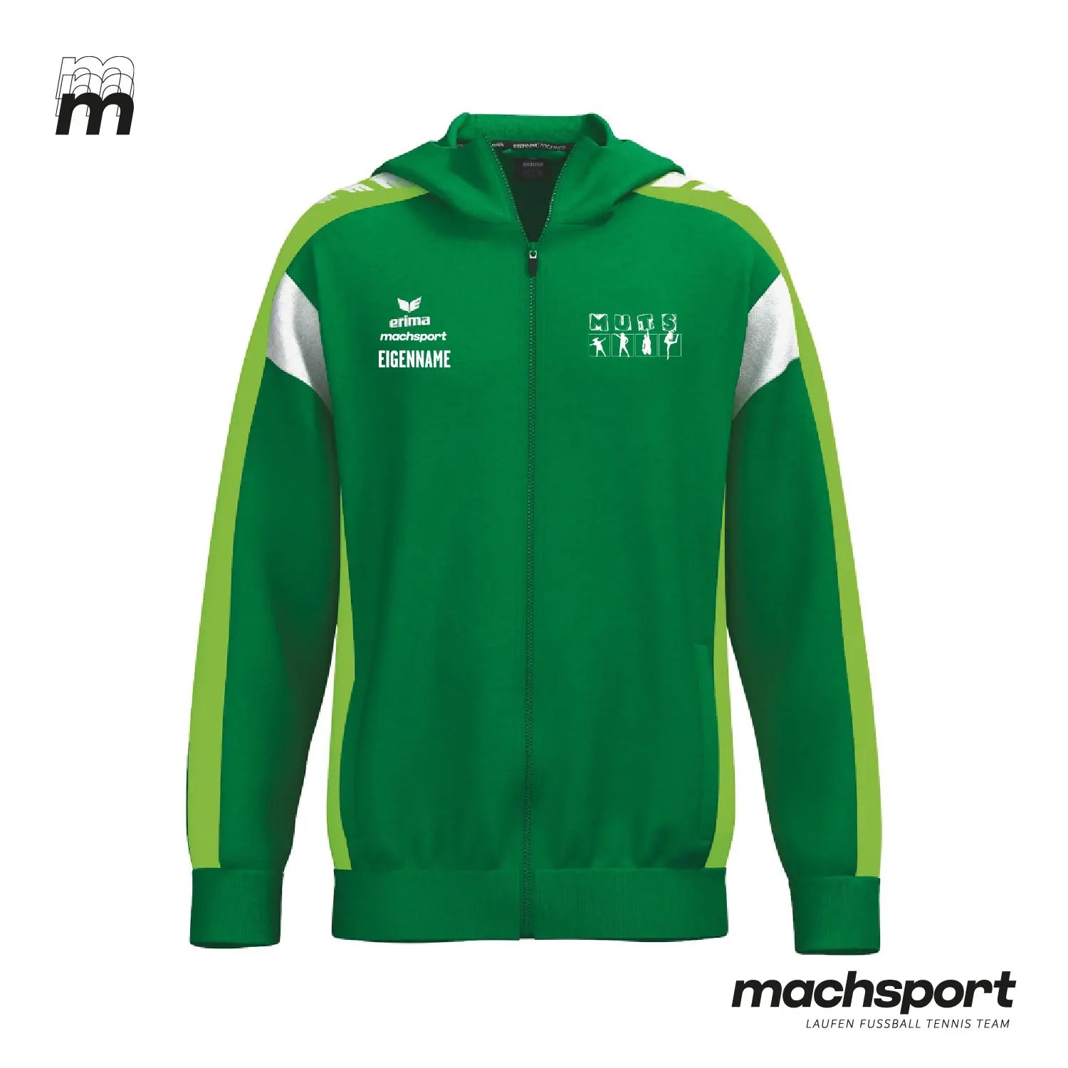 MUTS Trainingsjacke mit Kapuze - machsport – Bild 