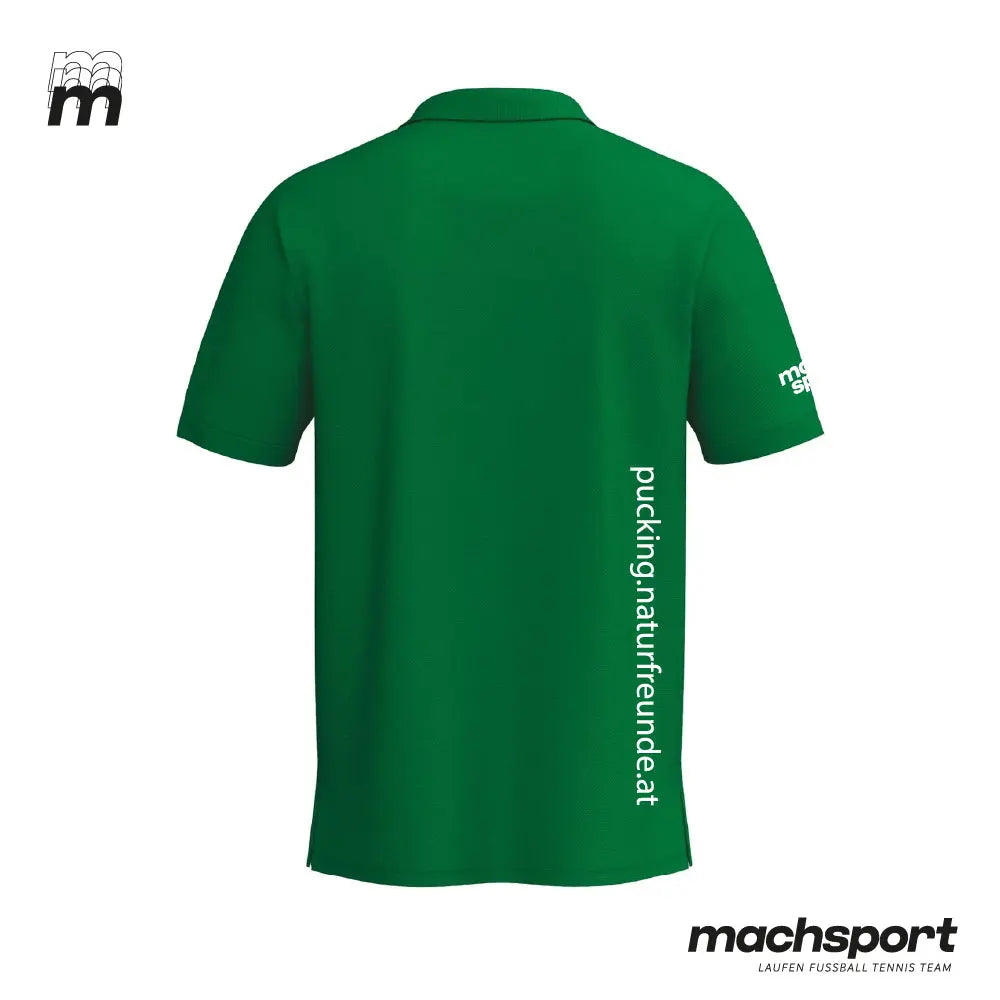 Damen Poloshirt von Naturfreunde Pucking, Teamsport, Marke Erima, hinten mit Logo, bequemer Stoff, sportliches Design. – Bild 