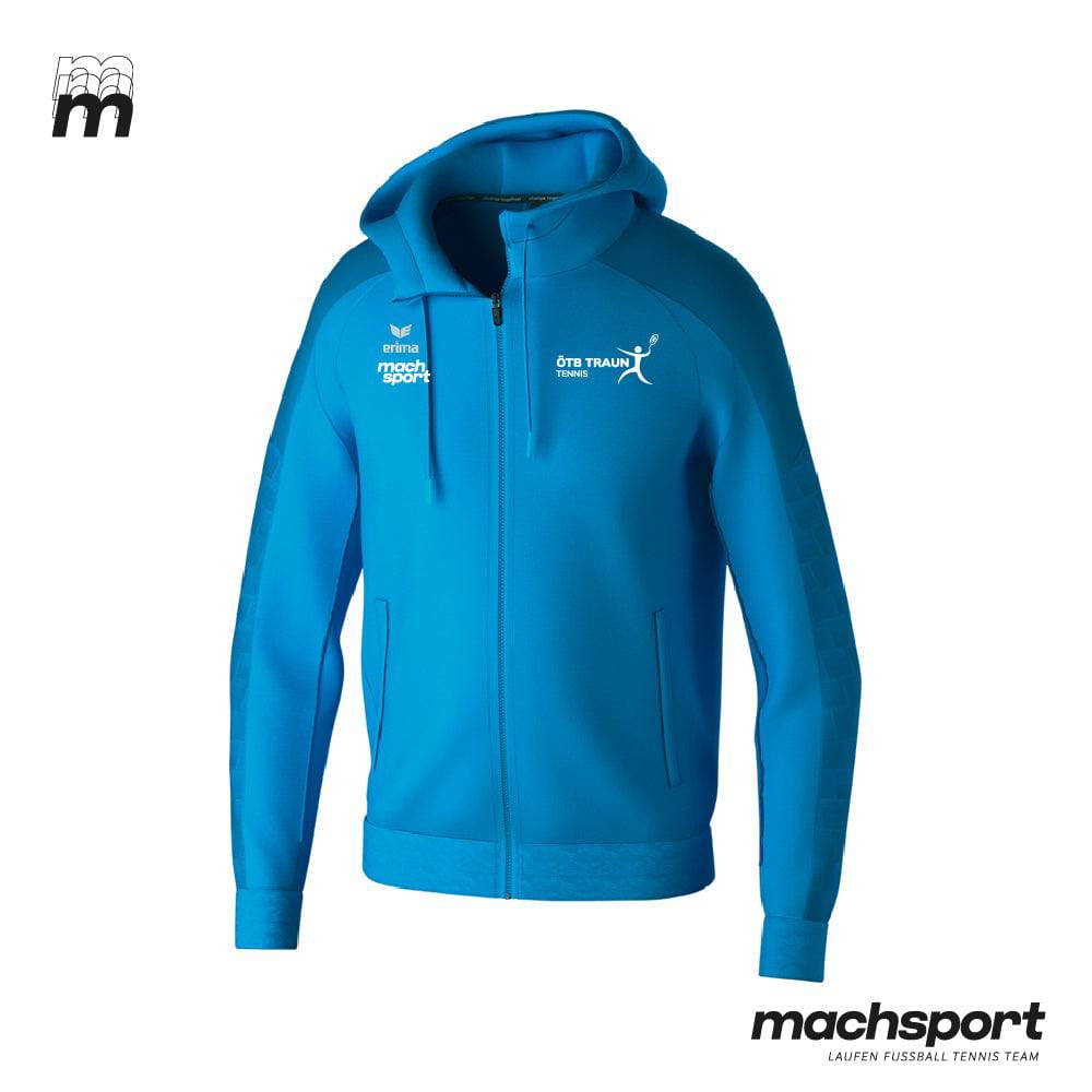 ÖTB Traun Tennis Trainingsjacke mit Kapuze - machsport – Bild 