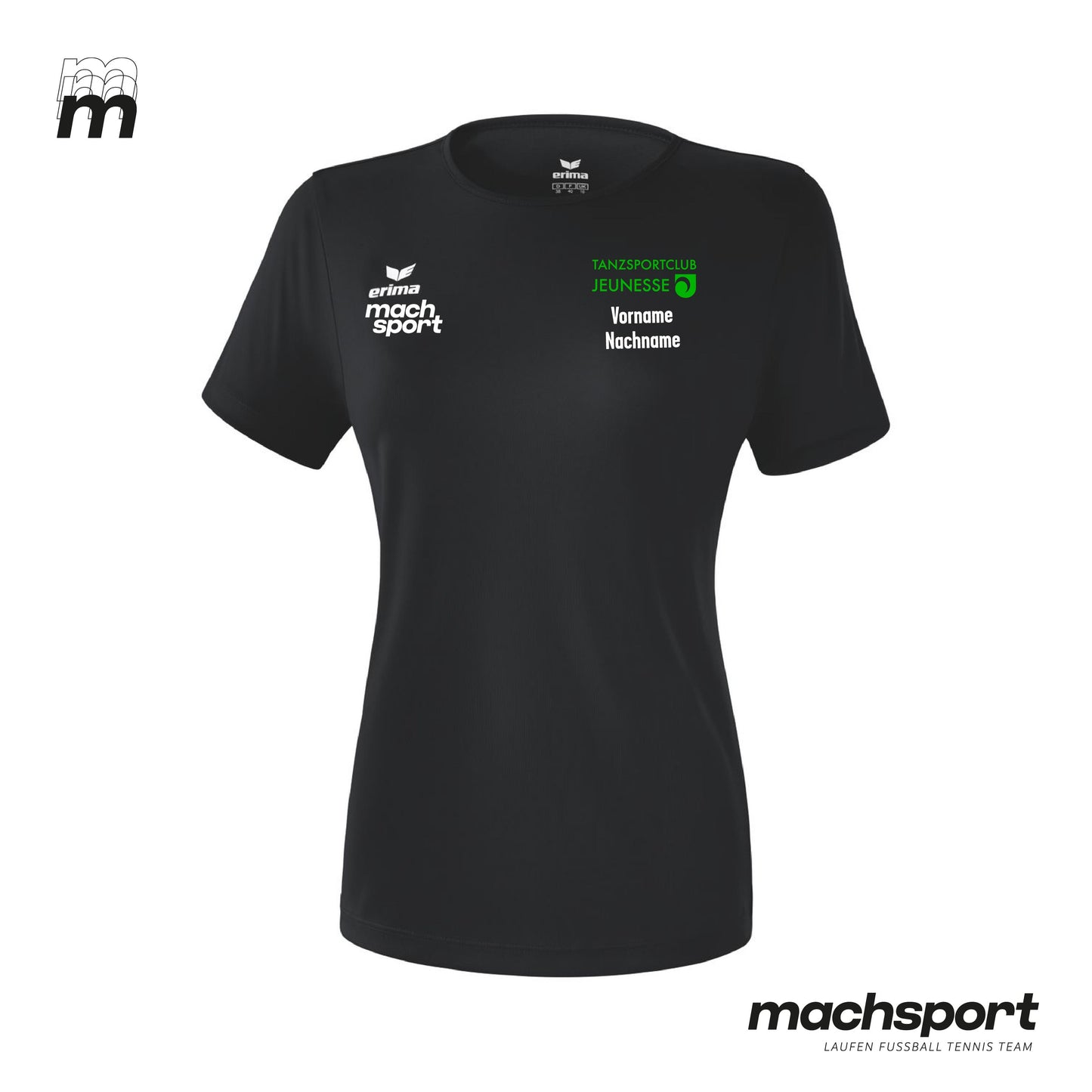 TSC Jeunesse Funktionsshirt Schwarz Frauen - machsport