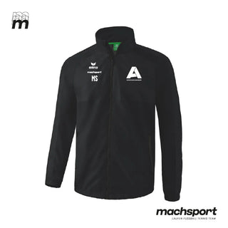 Union HOVA Adlwang Teamsport Regenjacke von Erima, wasserdichte Sportjacke mit Kapuze und reflektierenden Details.