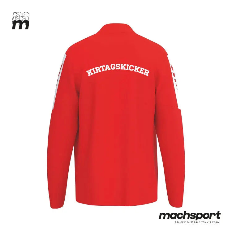 Union HOVA Adlwang Trainingsjacke von Erima, Teamsport-Jacke, Rückansicht mit Reißverschluss und branding. – Bild 