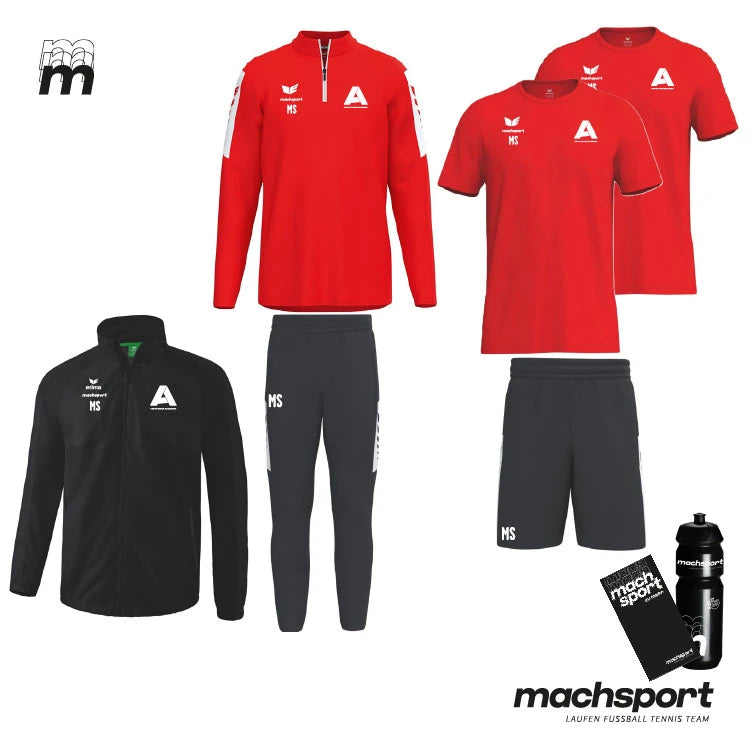 Union HOVA Adlwang Trainingsset von Erima für Teamsport, großes Set mit Trainingsjacke und Hose, bequem und sportlich.