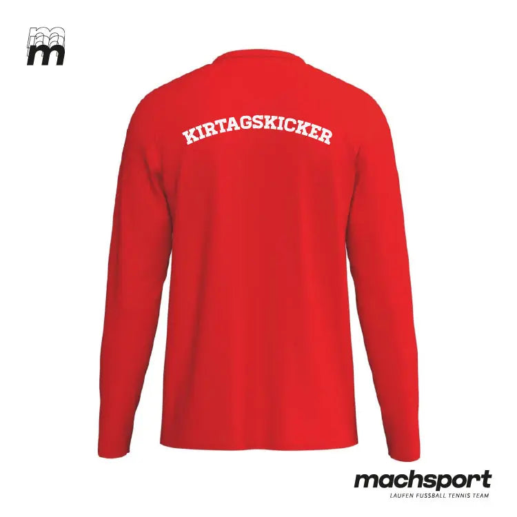 Langärmiges Union HOVA Adlwang Trainingsshirt von Erima, Teamsport, Rückenansicht, bequemes Sportshirt für Training und Freizeit