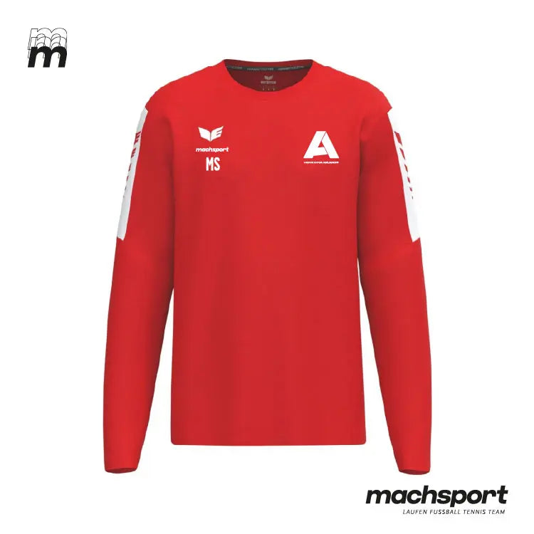 Union Hova Adlwang Trainingssweatshirt von Erima, bequemes Teamsport-Sweatshirt in dunkler Farbe mit Logo-Print.