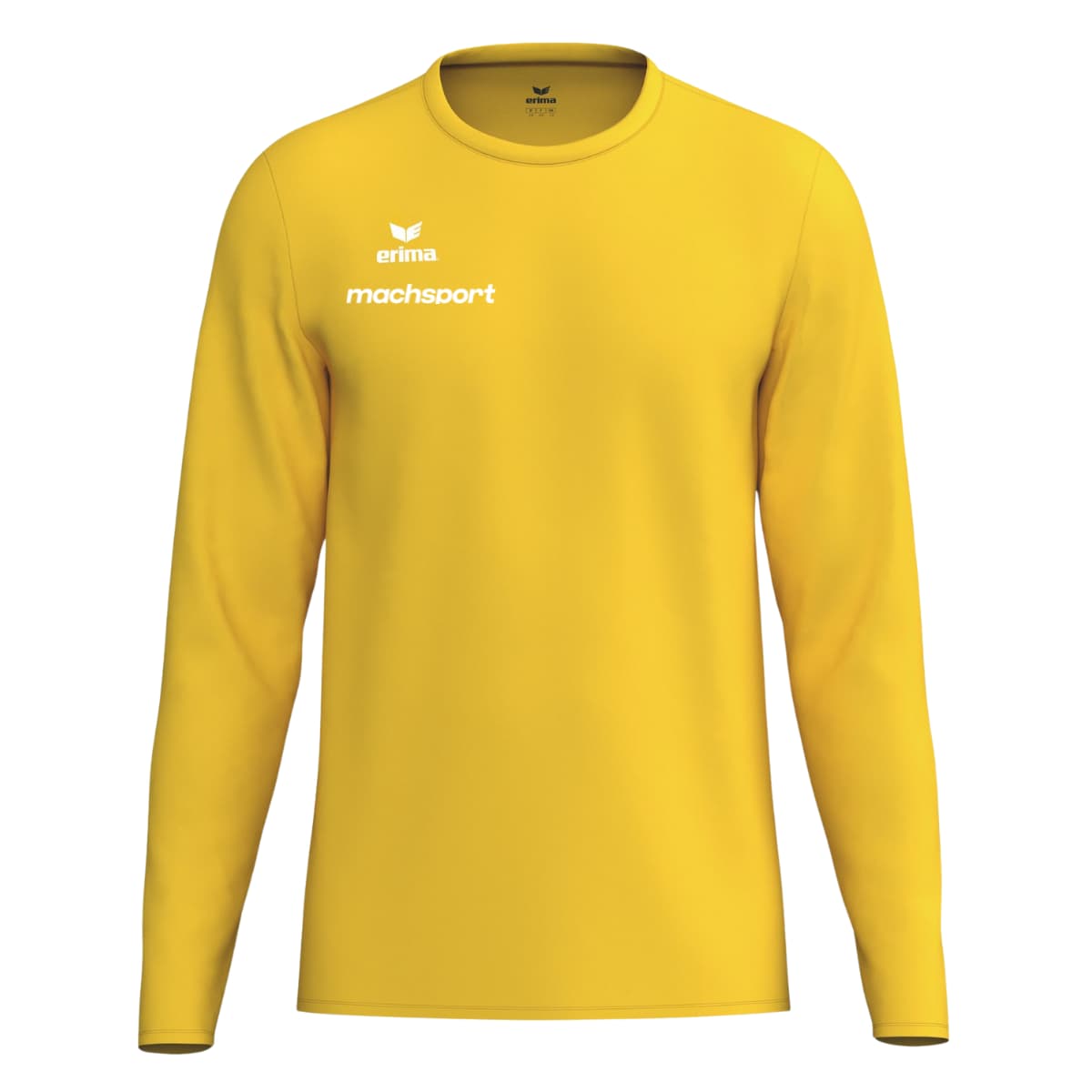 Erima Unisexlaufshirt Intro Funktionsteamshirt longsleeve, gelb - machsport – Bild 