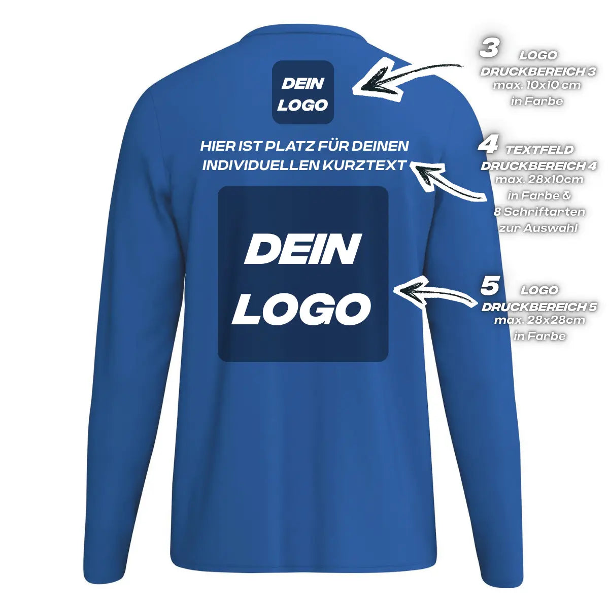 Erima Unisexlaufshirt Intro Funktionsteamshirt longsleeve, new royal - machsport