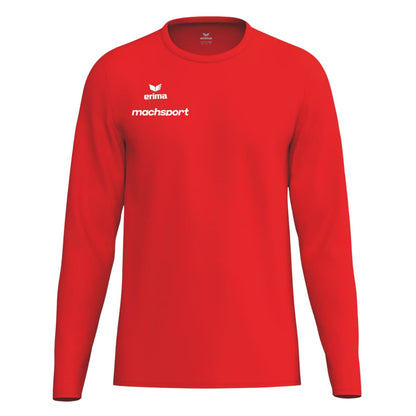 Erima Unisexlaufshirt Intro Funktionsteamshirt longsleeve, rot - machsport