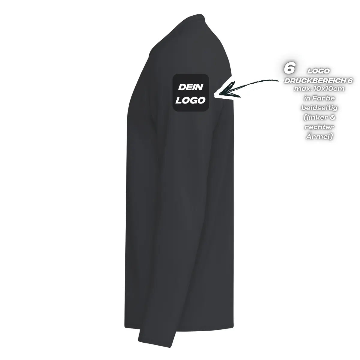 Erima Unisexlaufshirt Intro Funktionsteamshirt longsleeve, schwarz - machsport