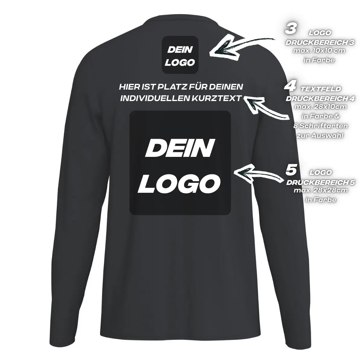 Erima Unisexlaufshirt Intro Funktionsteamshirt longsleeve, schwarz - machsport – Bild 