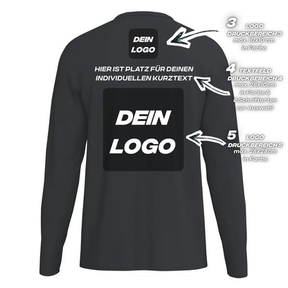 Erima Unisexlaufshirt Intro Funktionsteamshirt longsleeve, schwarz - machsport