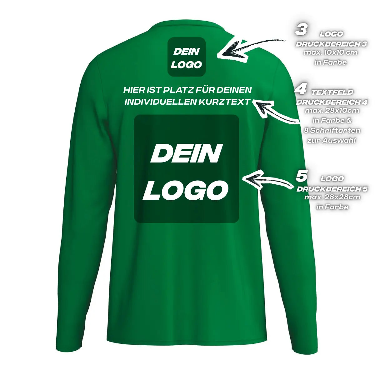 Erima Unisexlaufshirt Intro Funktionsteamshirt longsleeve, smaragd - machsport