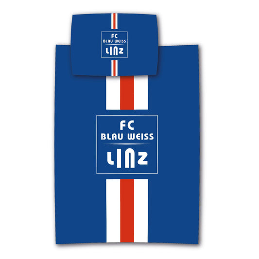 FC Blau-Weiß Linz Bettwäsche – blau / ONE SIZE