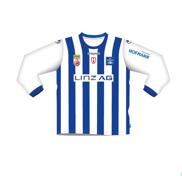 FC Blau-Weiß Linz Jubiläumstrikot langarm- 50 Jahre Österreichischer Fußball-Meister - machsport