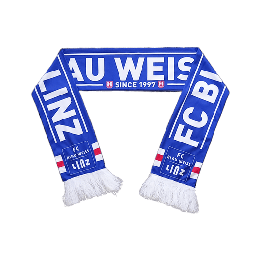 FC Blau-Weiß Linz Seidenschal – blau / ONE SIZE