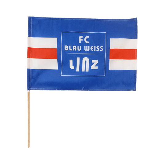 FC Blau-Weiß Linz Stockfahne 40x60 cm – blau / ONE SIZE