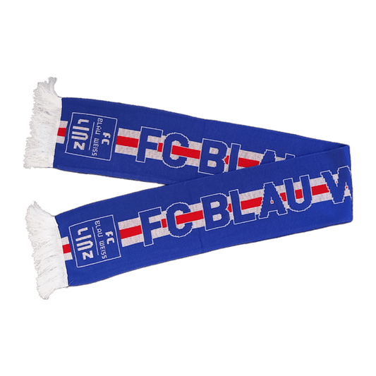 FC Blau-Weiß Linz Strickschal – blau / ONE SIZE