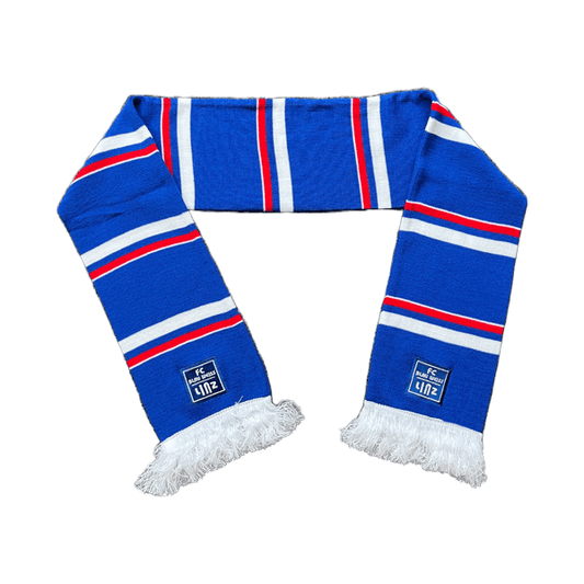 FC Blau-Weiß Linz VIP-Strickschal 2.0 – blau / ONE SIZE