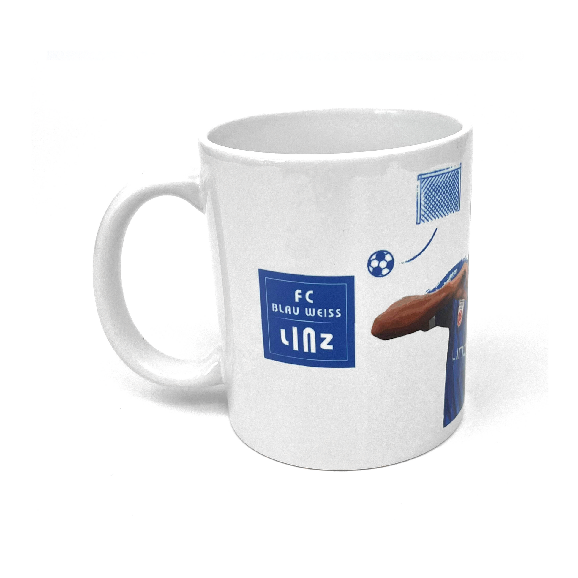 FC Blau-Weiß Linz Ronivaldo Tasse - machsport – Bild 