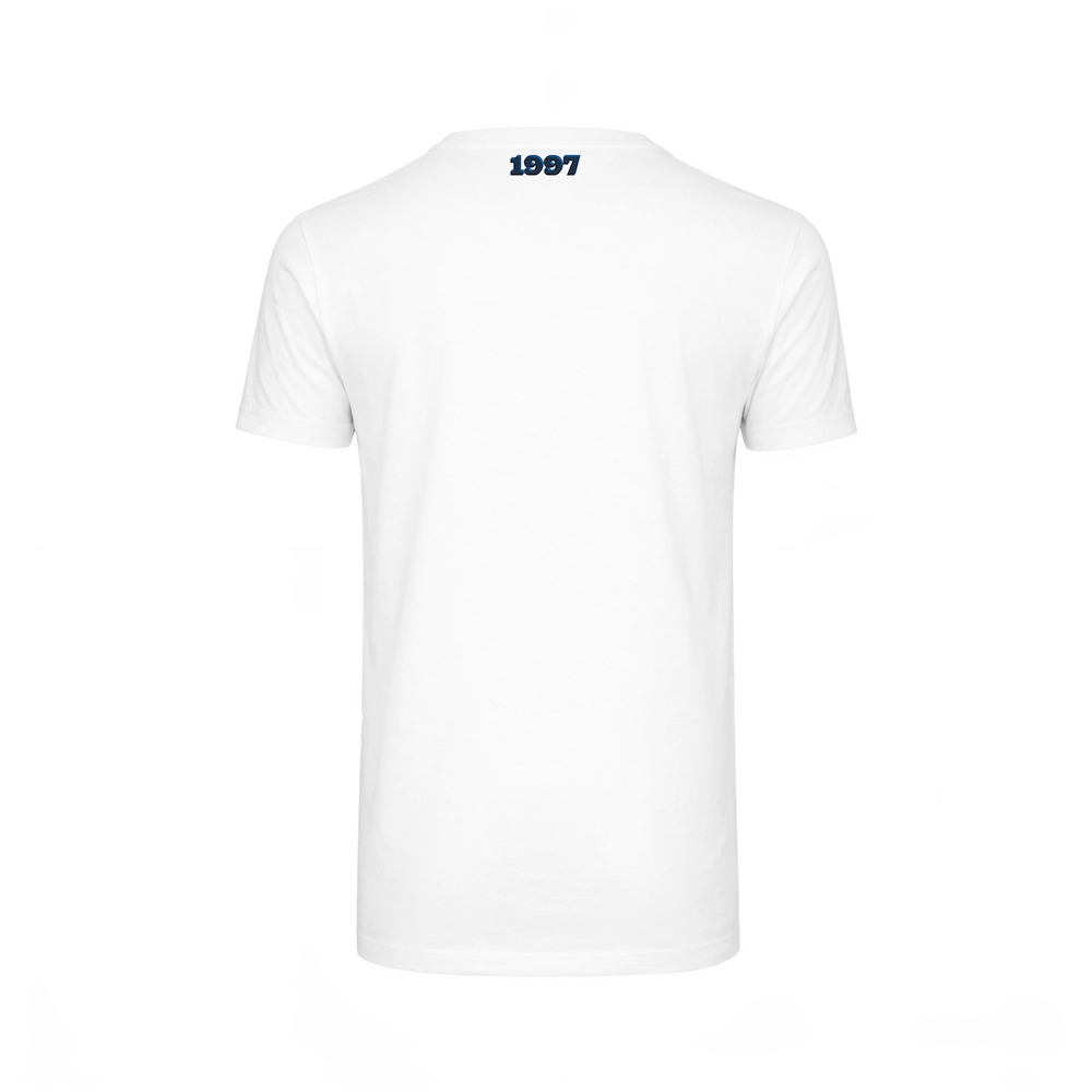FC Blau-Weiß Linz "T-Shirt 1997" weiß - machsport – Bild 