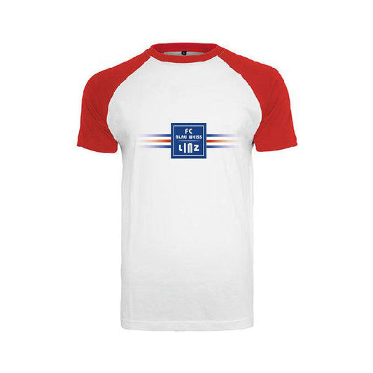 FC Blau-Weiß Linz T-Shirt Logo – weiß / S