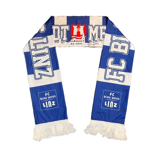 FC Blau-Weiß Linz Seidenschal "Meine Stadt-Mein Verein" – hellblau / ONE SIZE