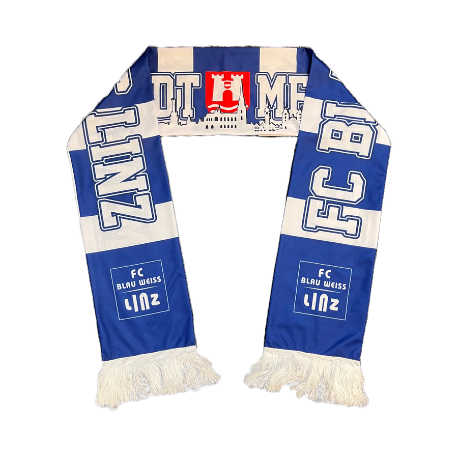 FC Blau-Weiß Linz Seidenschal "Meine Stadt-Mein Verein" - machsport