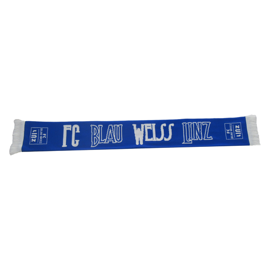 FC Blau-Weiß Linz Strickschal Kids – blau / ONE SIZE