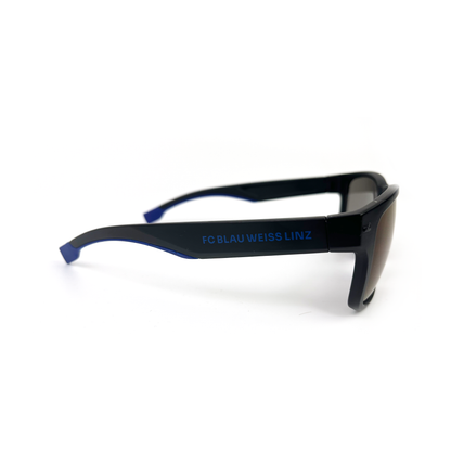 FC Blau-Weiß Linz Sonnenbrille schwarz/blau - machsport