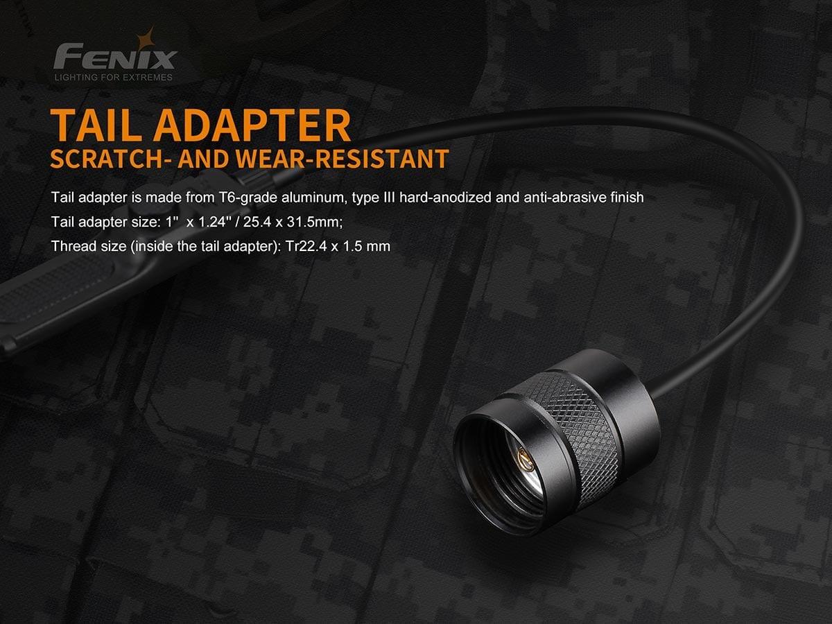 Fenix AER-02 V2.0 – Taktischer Kabelschalter kompatibel für PD35TAC, PD35 V2.0, PD32, FD41 – Bild 