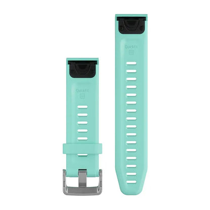 Garmin Quickfit-Armbänder (20 mm) Silikon Frostblau - machsport