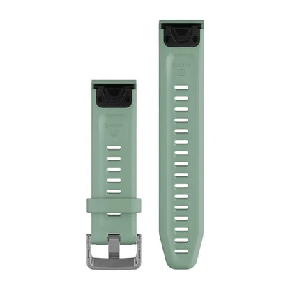 Garmin Quickfit-Armbänder (20 mm) Silikon Jadegrau - machsport