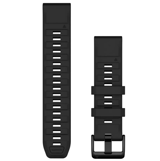 Garmin Quickfit®-Armbänder (22 mm) Black Silicone – schwarz / ONE SIZE