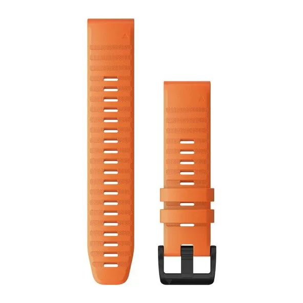 Garmin Quickfit-Armbänder (22 mm) Silikon Glutorange - machsport