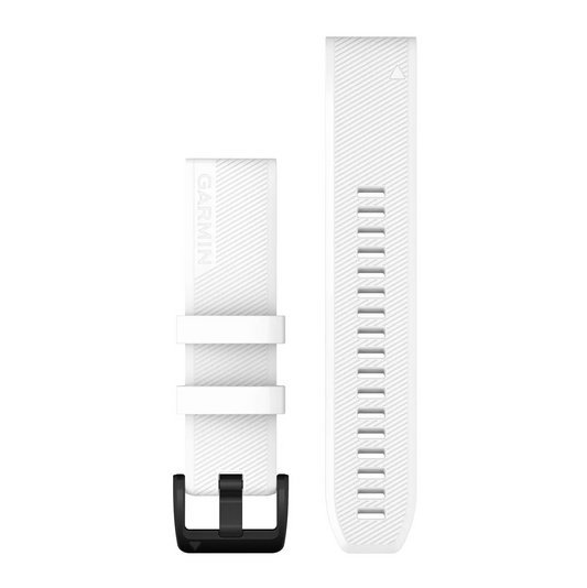 Garmin Quickfit-Armbänder (22 mm) Silikon Weiss – weiß / ONE SIZE