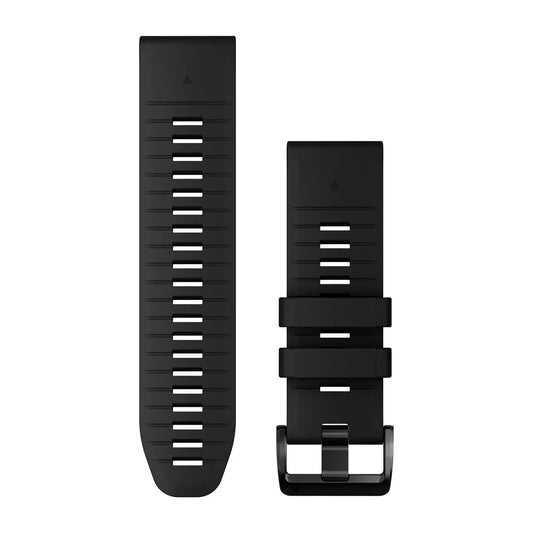 Garmin QuickFit®-Armbänder (26 mm) Silikon Schwarz – schwarz / ONE SIZE