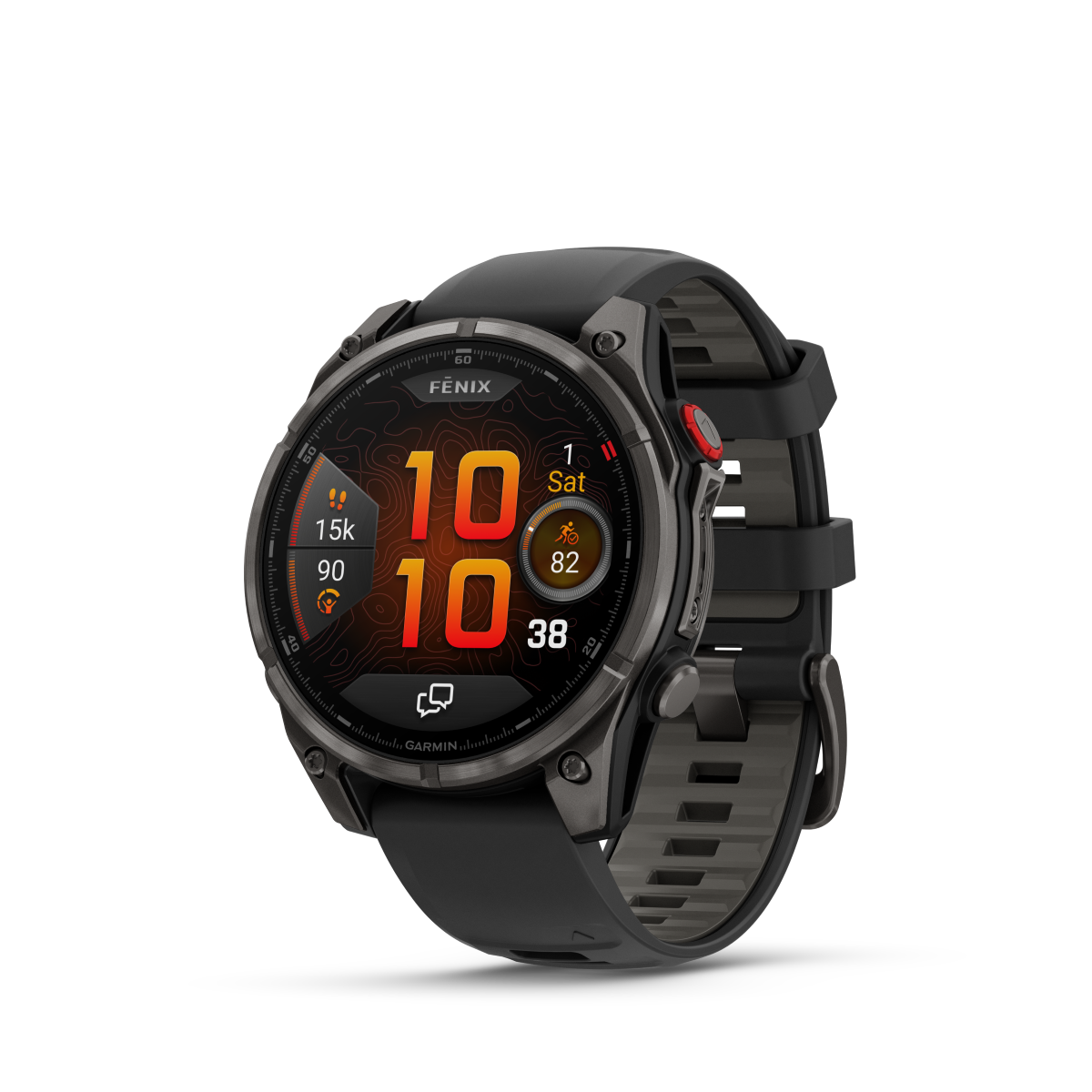 Garmin fēnix® 8 Pro – 47 mm, AMOLED Sapphire, Schwarz/Titan Carbongrau DLC Titan - machsport