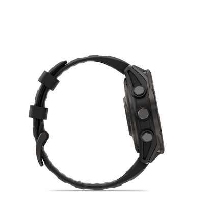 Garmin fēnix® 8 Pro – 47 mm, AMOLED Sapphire, Schwarz/Titan Carbongrau DLC Titan - machsport