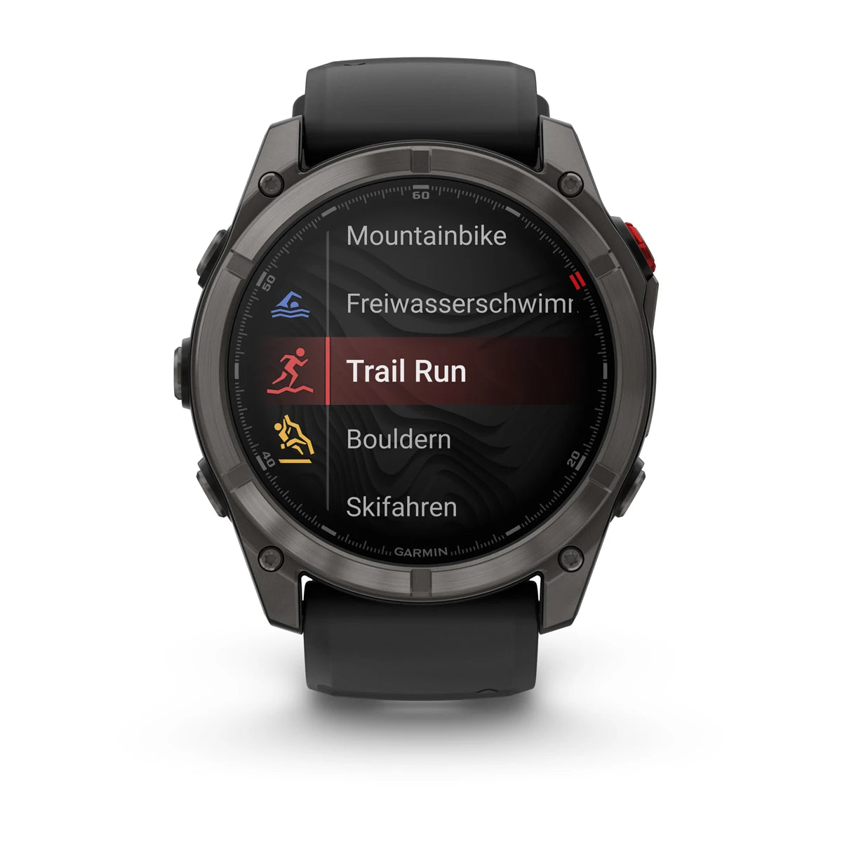Garmin fēnix® 8 Pro – 51 mm, AMOLED Sapphire, Schwarz/Titan Carbongrau - machsport