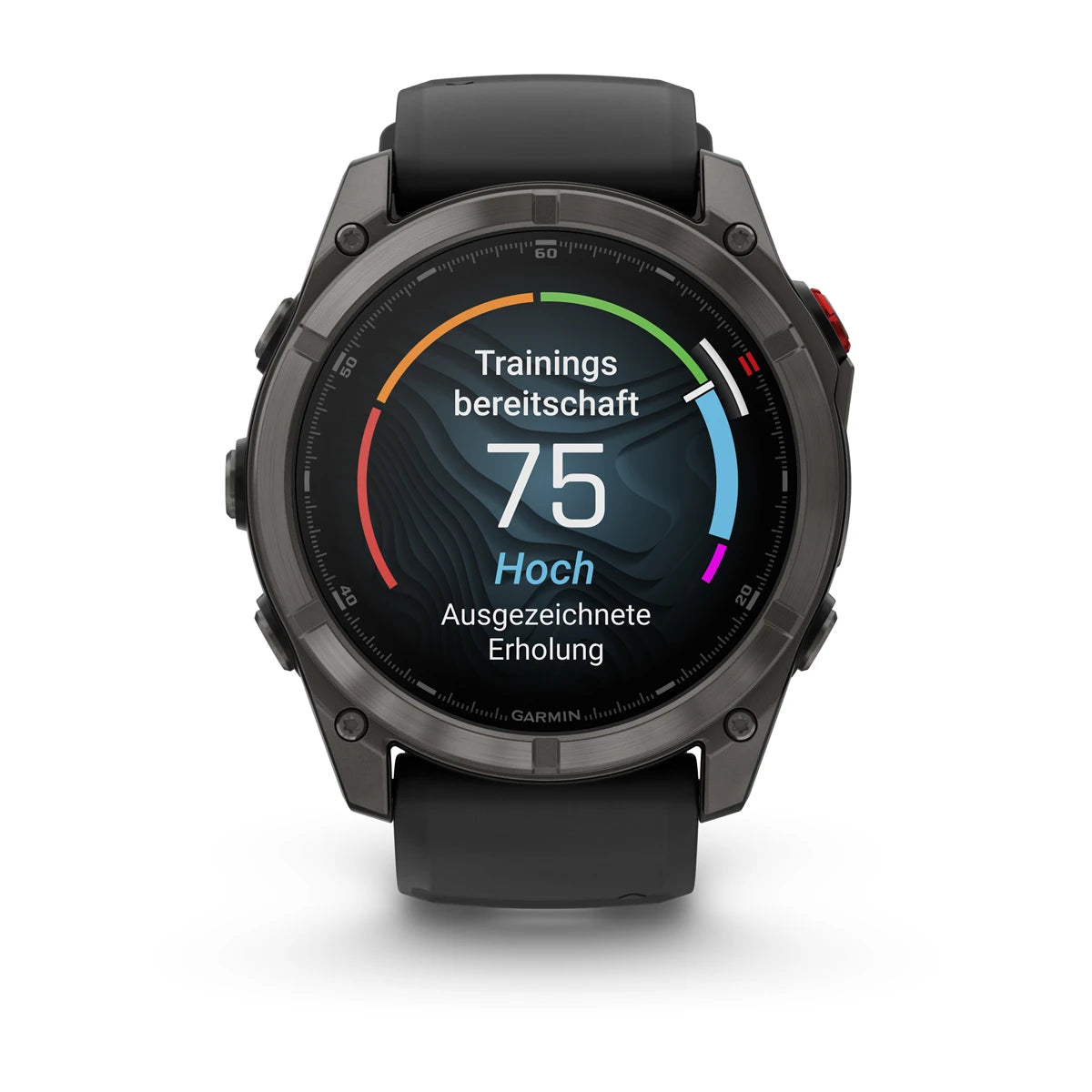 Garmin fēnix® 8 Pro – 51 mm, AMOLED Sapphire, Schwarz/Titan Carbongrau - machsport – Bild 