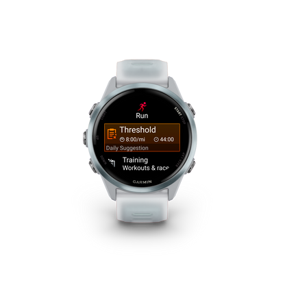 Garmin Forerunner 570 - 42mm Steinweiss/Cloud Blue Aluminium - machsport