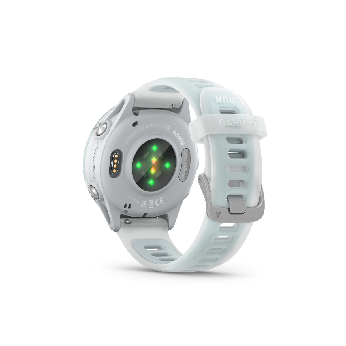 Garmin Forerunner 570 - 42mm Steinweiss/Cloud Blue Aluminium - machsport – Bild 